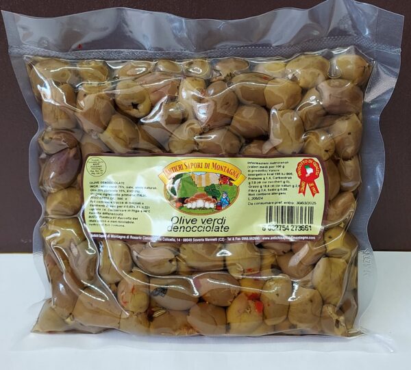 Olive denocciolate verdi in busta