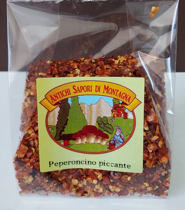 Peperoncino secco piccante a scaglie